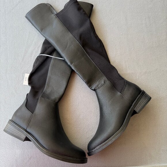 Women’s Hope Boots with Memory Foam Insole – A New Day™ Black 8 - Picture 6 of 9